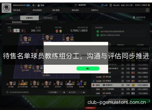 待售名单球员教练组分工，沟通与评估同步推进